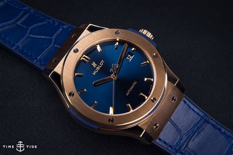 hublot classic fusion blue gold price|Hublot classic fusion gold crystal.